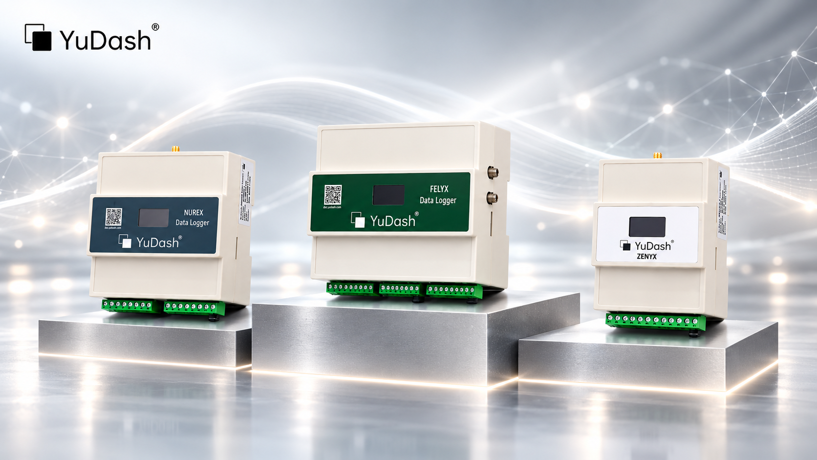 YuDash NUREX, FELYX and ZENYX data logger showcase